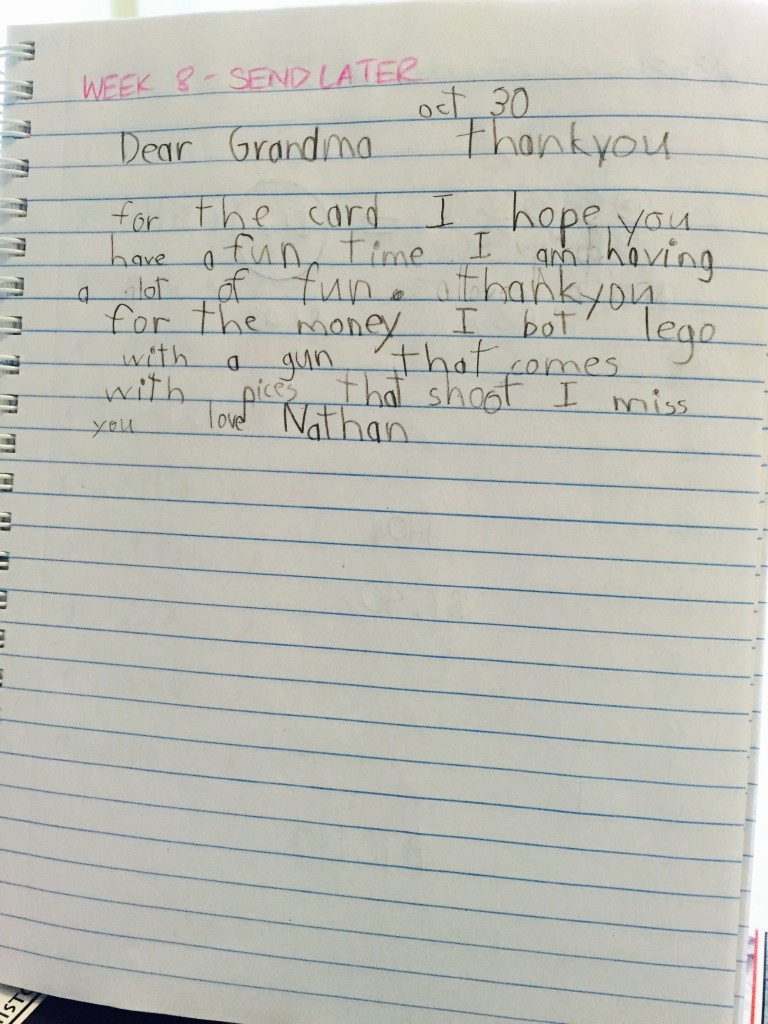 Week 8 Letter